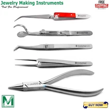 Jewelry Making Tools Ring Opening Plier Bead Tweezer Closing Ball Ring Soldering