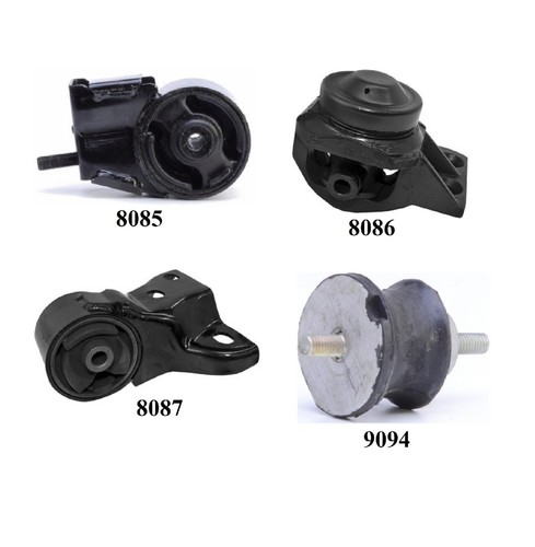 4PCS MOTOR & TRANS MOUNT FIT 1989-1992 FORD PROBE 2.2L TURBO - MANUAL TRANS - Picture 2 of 6