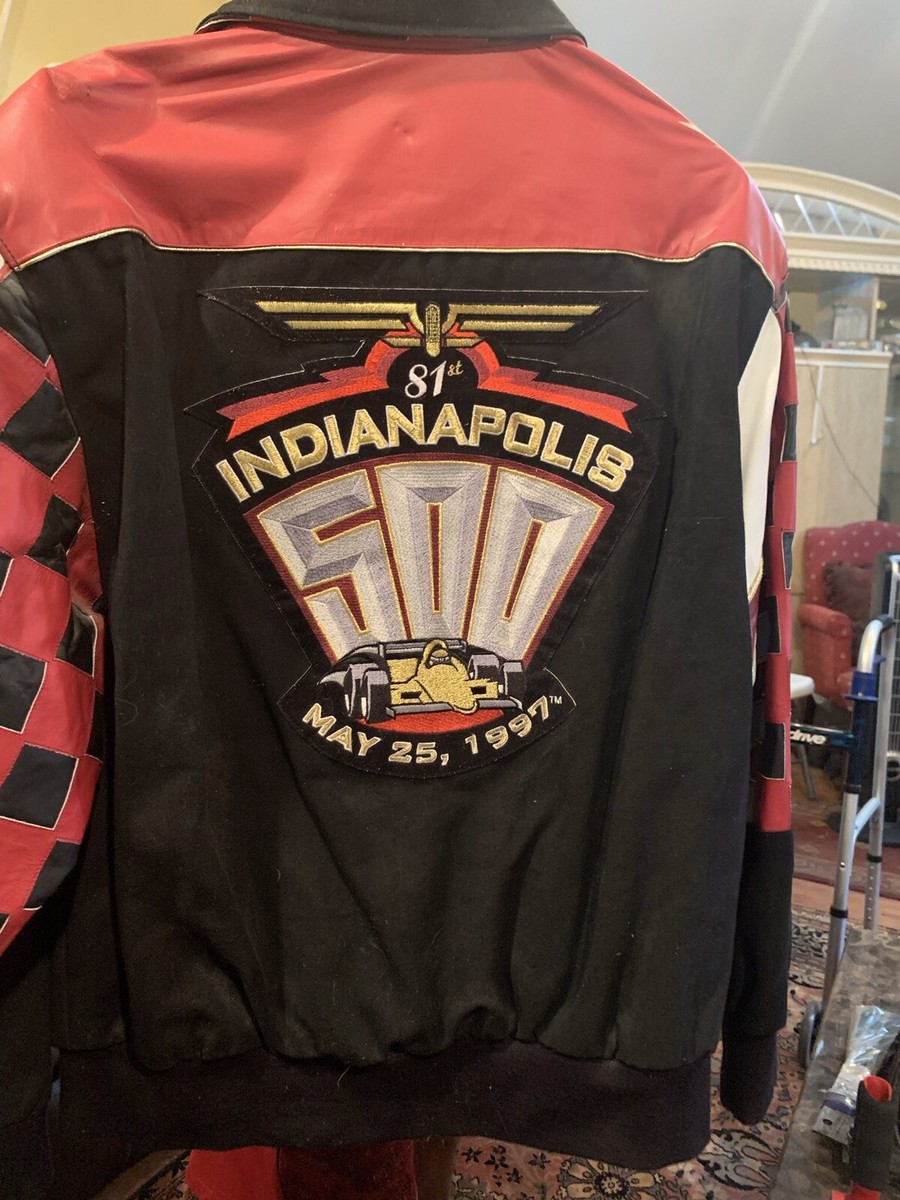 1997 81ST Indianapolis 500 Racing Leather Race Jacket Mens MEDIUM