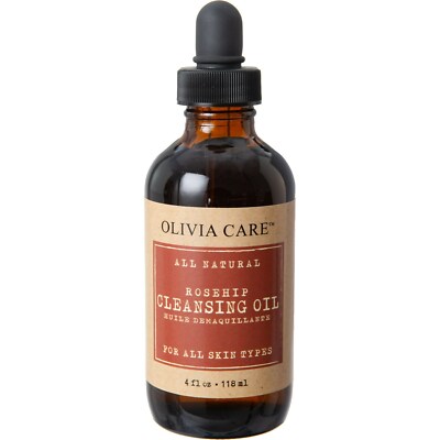 New OLIVIA CARE All Natural Rosehip Face Facial Cleansing Oil (4 oz, USA Made)