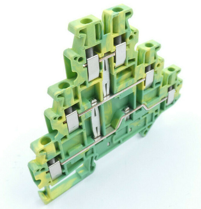 5 Stück Phoenix Contact UT2,5-3PE Schutzleiterklemme 3214275