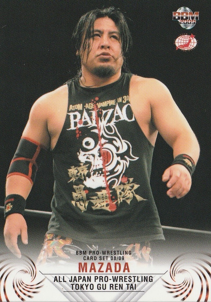 2008-09 Bbm Pro-Wrestling All Japan - All Japan Mazada #20 for
