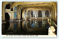 c1970s Hearst CAstle San Simeon California Roman Pool Historical 4X6 Postcard F3