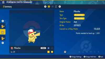 Pokemon Scarlet And Violet - Choose ANY PIKACHU with ASH CAP  EXCLUSIVE 