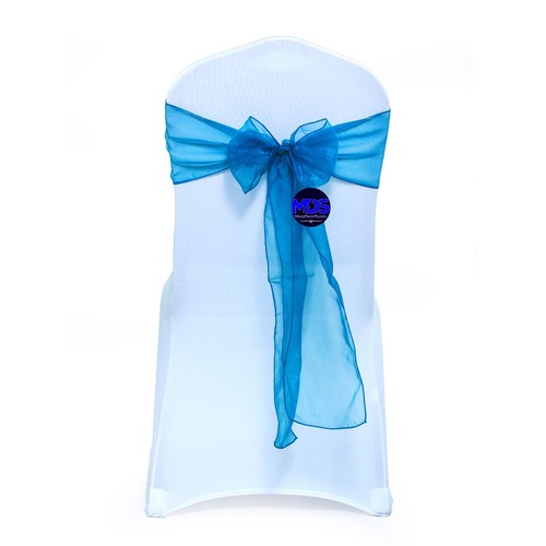 250 Organza Chair Sashes Wider Fuller Bows for wedding party event decoration NW - Picture 28 of 44