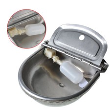 Steel Water Automatic Stainless Trough Bowl Drinking Dog Horse Cattle Auto Bowl