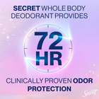 Secret Whole Body Deodorant Dry Feel Cream + Absorbs Sweat for Women, Completely