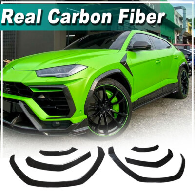 For Lamborghini Urus 2018-2021 REAL CARBON Wheel Eyebrow Arch Fender Flare Cover