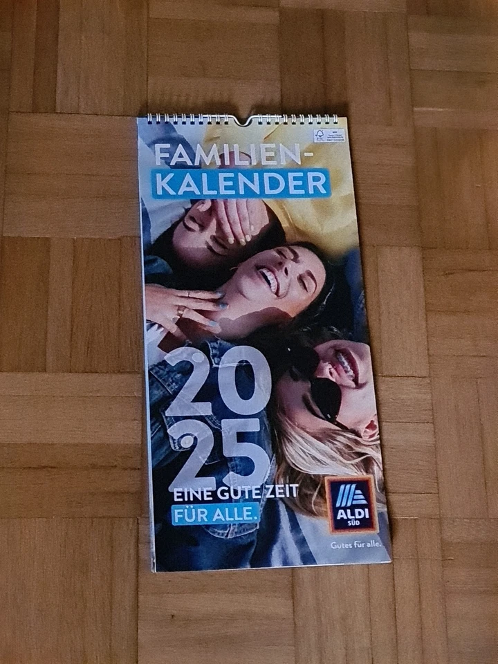 ALDI Kalender 2025 Familienkalender, Wandkalender, Terminplaner, Familienplaner - Bild 2 von 4