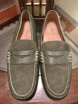 Ralph Lauren Gentleman's Size 9D Driving Loafers Leather Shoes