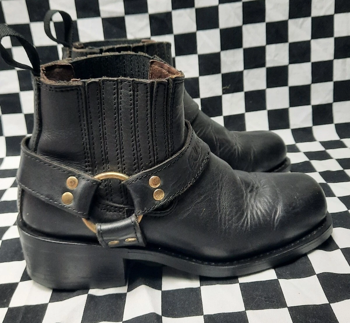 Mens short engineer boots sale