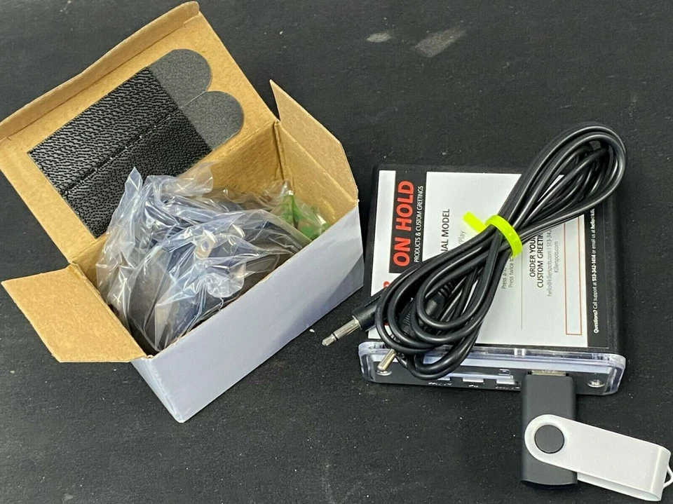 On Hold Messaging Player Pro II. w/ 2-minute custom greeting. - Image 3 of 4