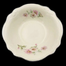 Homer Laughlin #JJ59 VIRGINIA ROSE  5-1/2" Dessert Bowl (sau5A)