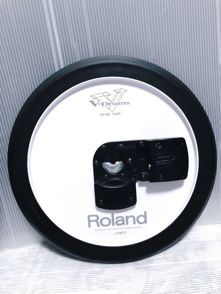 Roland VCymbals CY12C & CY13R Set 12 Crash & 13 Tested Electronic