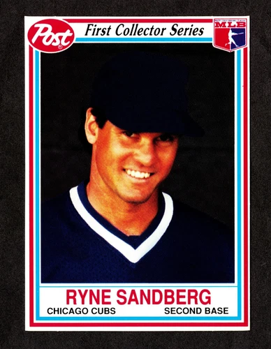 1990 POST CEREAL #9 RYNE SANDBERG HOF - CHICAGO CUBS