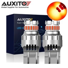 AUXITO 7443 7440 Red LED Strobe Flash Blinker Brake Tail Indicator Light Bulb