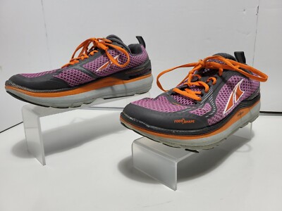 Altra Women's Paradigm Road Running Shoe, Purple/Orange Women's