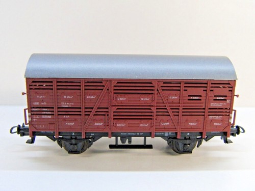 Röwa H0 2045 Verschlagwagen Viehwagen, DC, GUT in OVP #17283 | Zustand: Gebraucht