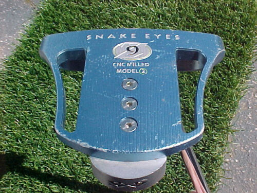 Snake Eyes Z9 Model 2 Milled Face Mallet Putter 40" Golf Club New Big Softy Grip - Picture 4 of 8