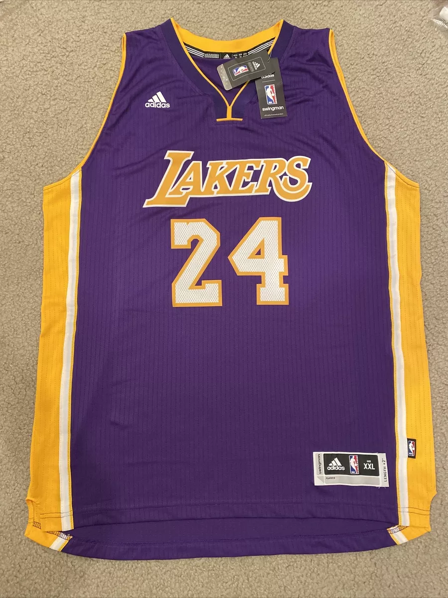 Kobe Bryant 24 Adidas Lakers Jersey Extra Extra Large