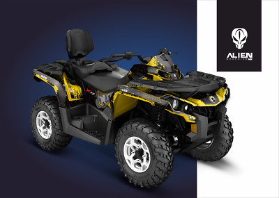 CAN AM Outlander 450-1000MAX G2 2013-2022 ATV Graphics kit, Decals Stickers