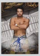 2017 Topps WWE Road to Wrestlemania Auto 109/200 Hideo Itami Auto 1e1j