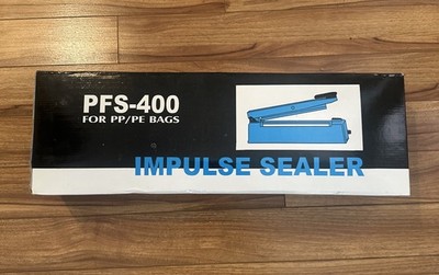 IMPULSE SEALER PFS-400 Plastic Sealer for PP/PE Bags and Shrink Wrap