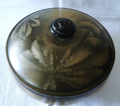 WMF Ikora Dose Deckeldose Keksdose um 1925 Turmmarke Bienenkorbmarke  530  Gramm
