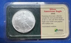 American Eagle 2005 1 Oz .999 Silver BU Littleton Coin Holder #16