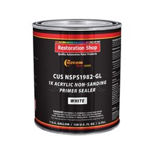 Custom Shop Premium 1K Acrylic Non-Sanding Primer Sealer Paint, Color White, ...