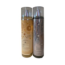 Bath Body Works 2 Piece Fragrance Mists Ballet Nights Golden Eclipse 8oz/ea