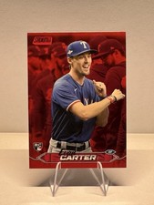 2024 Topps Stadium Club - Evan Carter #208 Red Foil (RC)