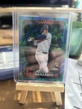 2024 Topps Chrome Update Kyle Manzardo Blue/Green Lava Lamp /125 USC196 RC