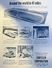 1960 Magazine Advertisement Chrysler Corporation Engineering Proving Grounds