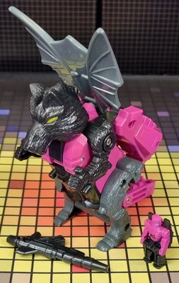 Vintage Hasbro Transformers G1 Headmaster Junior Fangry komplett mit Brisko