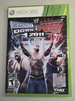 WWE SmackDown vs. Raw 2011 ( Xbox 360) No Manual Tested Nice Condition