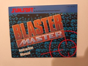 Blaster Master NES 1988 autentico