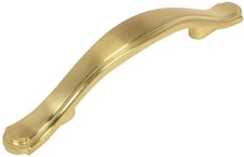 10 Pack 3 inch Brushed Brass Cabinet Pulls 8816BB Handle 76mm Hole Centers