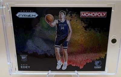 Panini Prizm Monopoly Black Money Blast Rookie #BMB-11 Zach Edey Grizzlies