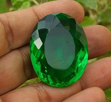 121.9cts Natural Certified Oval Cut Colombian...