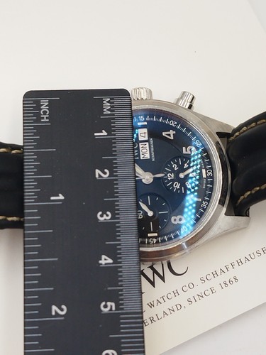 IWC Chronograph Pilot Watch Fliegeruhr Ref 3706 3093098 Boxed Paperwork Working - Picture 8 of 20
