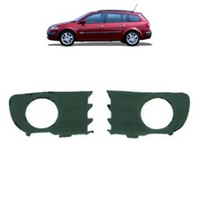 Gitter Blende Stoßstange Set vorne für Renault Megane II 02-06 Nebelscheinwerfer