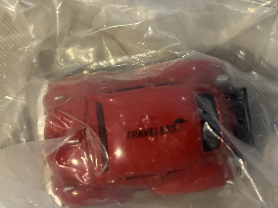 Welly VW Escarabajo Modelo 92716 Rojo Diecast Pull Back Coche Mini Travelers Promo Foto 2 de 4