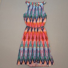 Athleta Dress Womens Sz XXS Multicolor Ikat Martinique Travel Athleisure Boho
