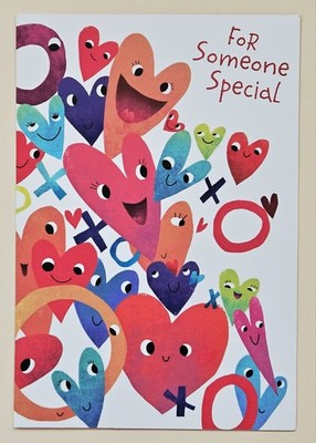 Happy Valentine's Day / For Someone Special Greeting Card (incl. Envelope 5×7'')