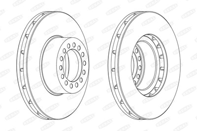 BERAL BCR319A Bremsscheibe für IVECO