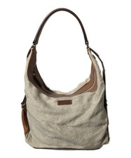 Daniel&Bob                    Canvas one-shoulder bag Brown× Beige