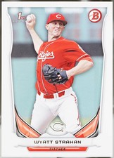 2014 Bowman Draft #DP97 Wyatt Strahan Baseball VG