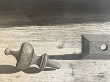 Scandinavian Surrealist Engraving Signed 1998 Art Surrealism Mikael Wahrby