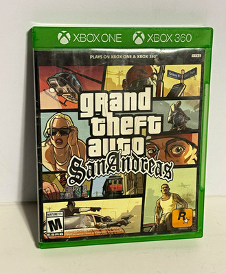 GTA San Andreas Xbox 360 Xbox One Tested Working Scratched Disc